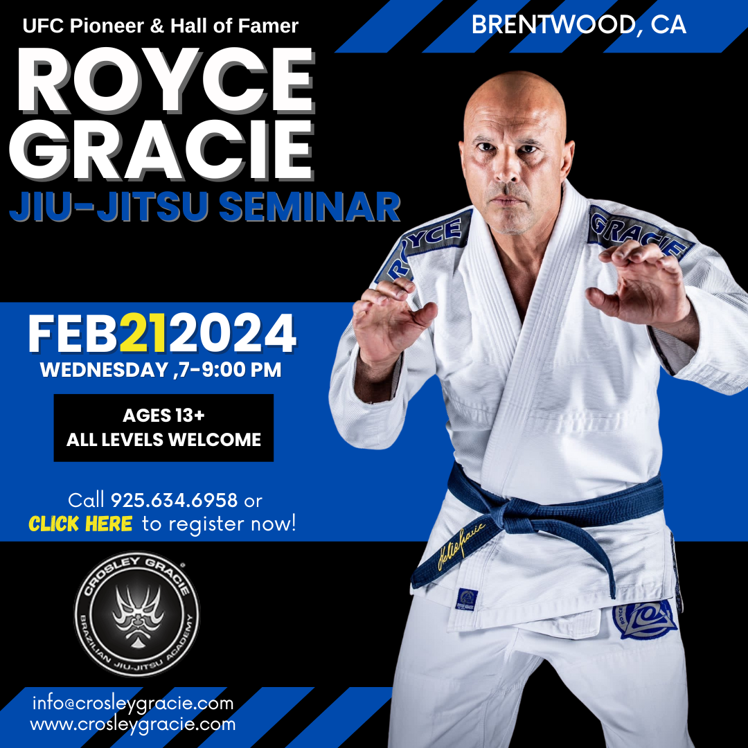 Royce Gracie JiuJitsu Seminar Crosley Gracie Jiu Jitsu